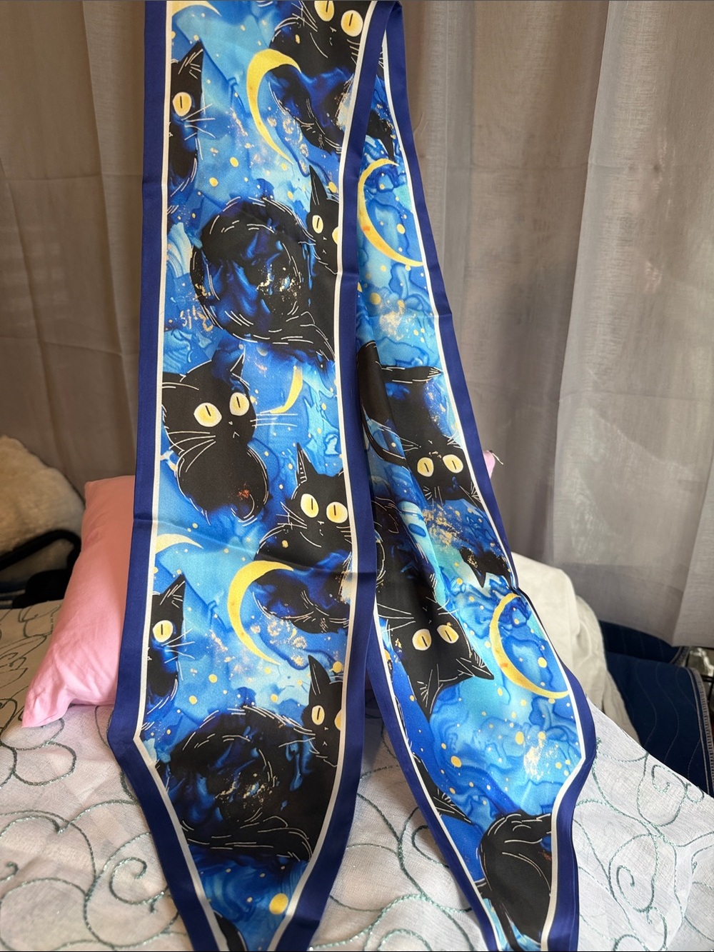 Cat-Print Scarf